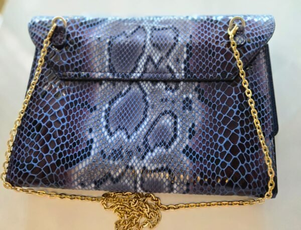 Dark Snakeskin With Gold Chain - Image 2