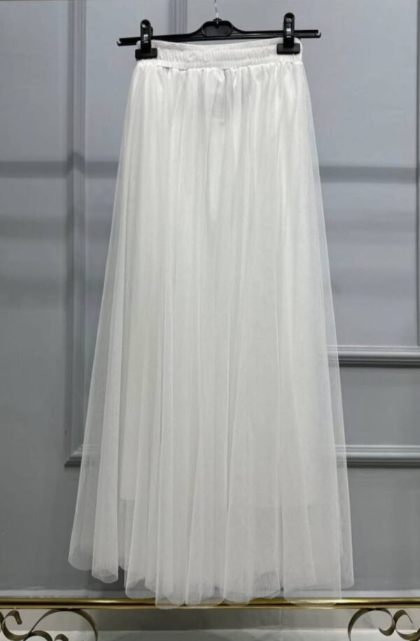 Chanel Tulle Long Skirt - Image 5