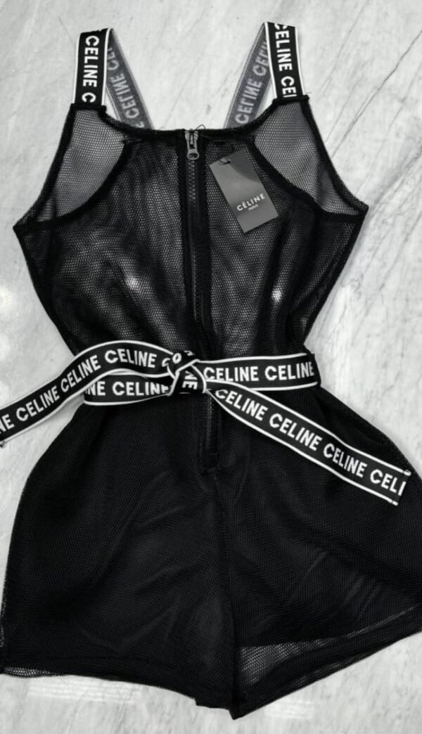 Celine Mesh Cover-Up Romper