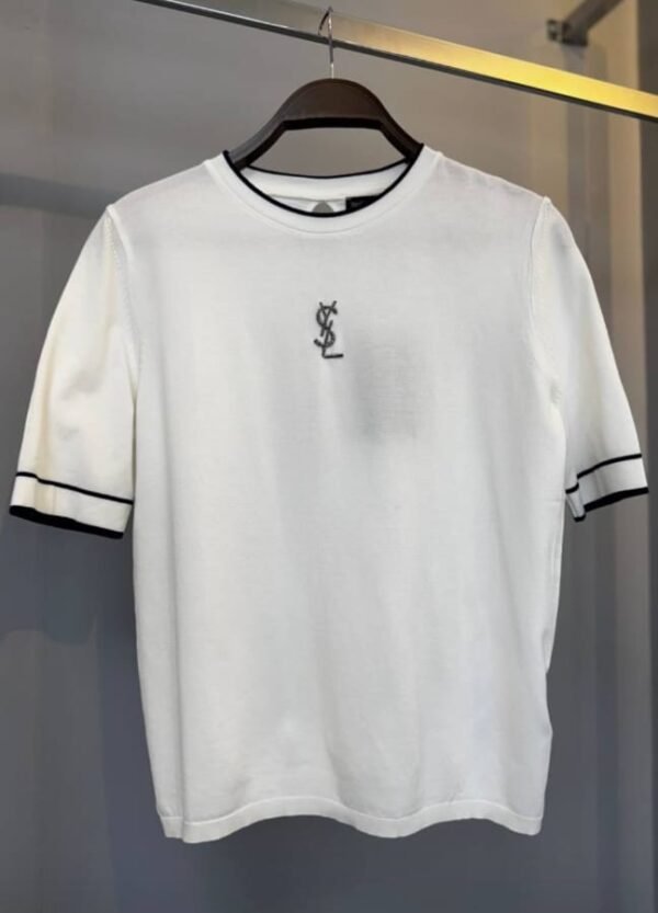 Ysl White T-Shirt