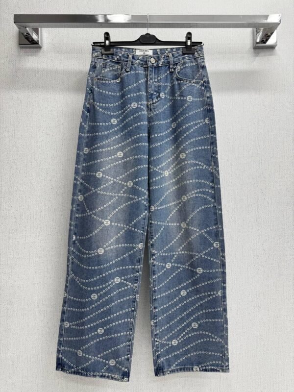 Chanel Polka Dot Jeans
