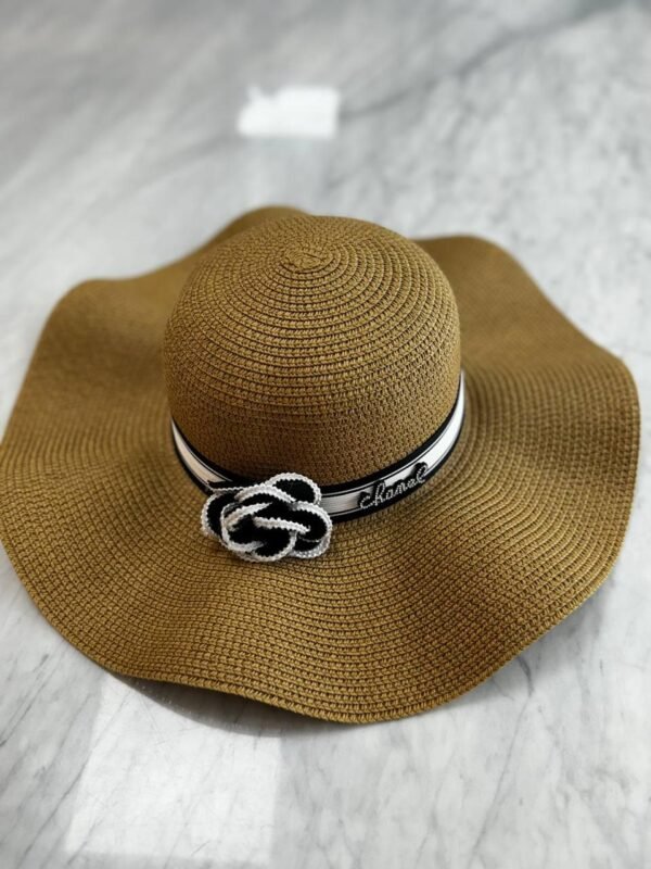 Chanel Straw Bucket Hat