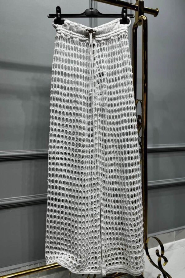 Celine Crochet Net Pants - Image 2