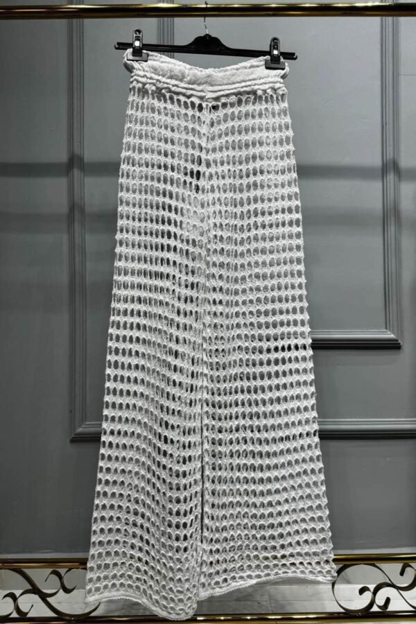 Celine Crochet Net Pants - Image 3