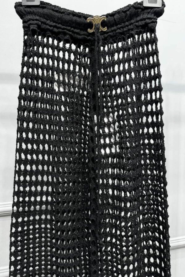 Celine Crochet Net Pants - Image 5