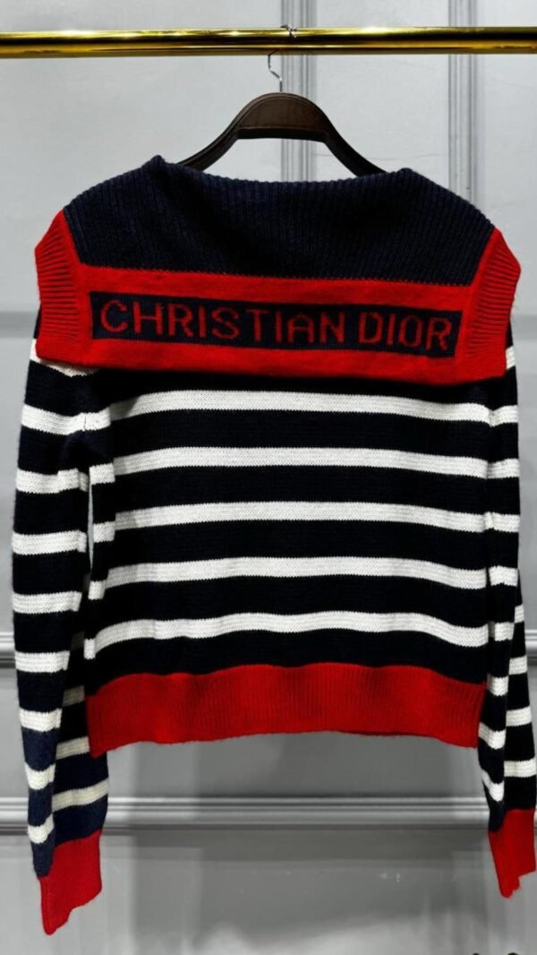 Dior Striped Cardigan - Image 3