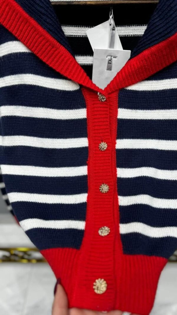 Dior Striped Cardigan - Image 2