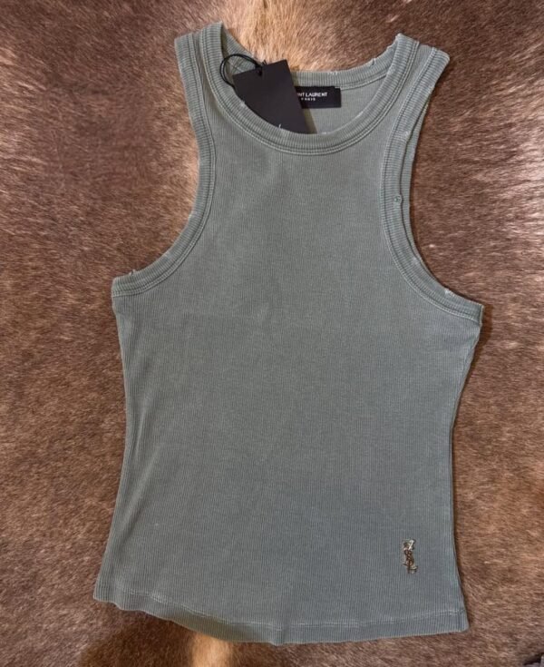 YSL Khaki Tank Top - Image 2