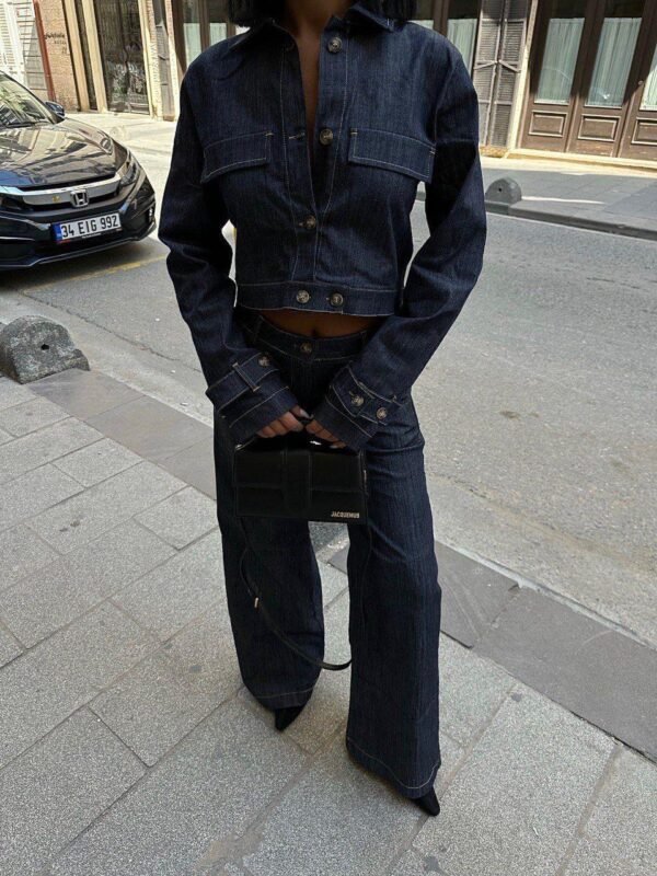 Denim 2 Piece Set - Image 4