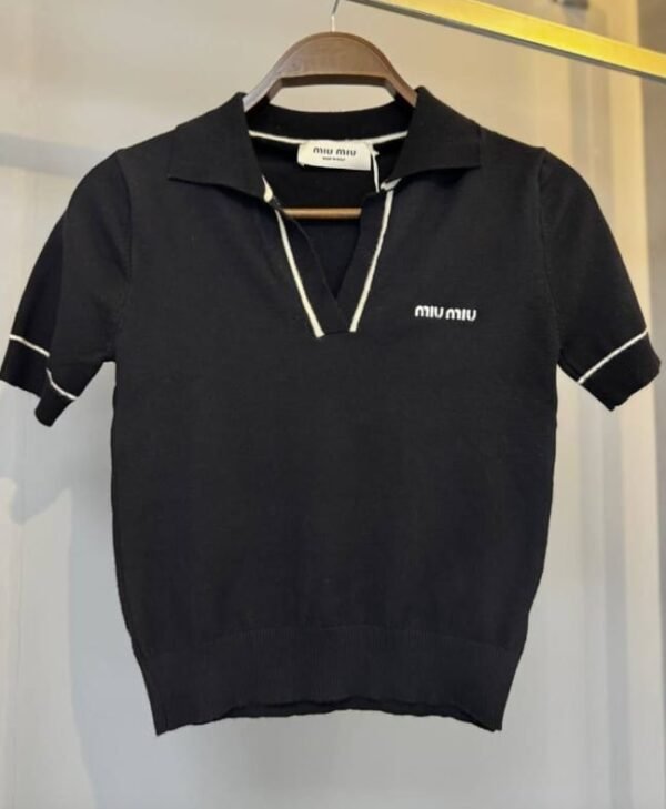 Miu Miu Short Sleeve Top