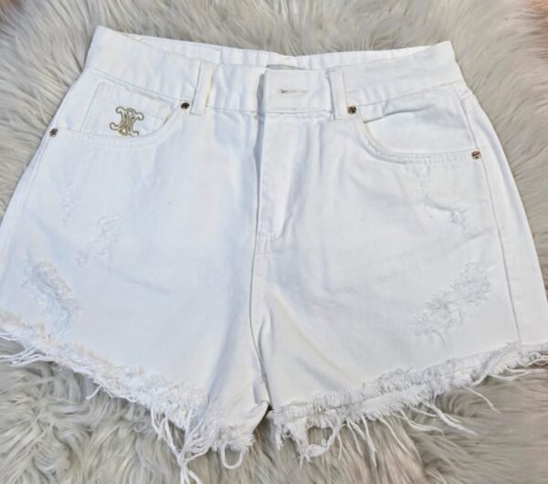 Celine White Shorts