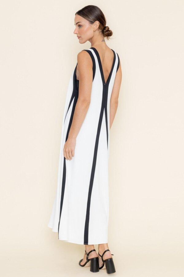 Contrast Trim Maxi Dress - Image 2