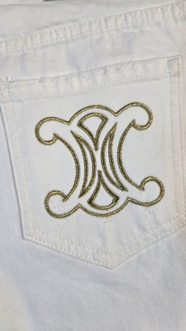 Celine White Shorts - Image 4