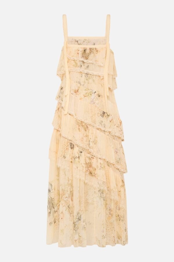 Zimmermann Layered Ruffle Maxi Dress - Image 2