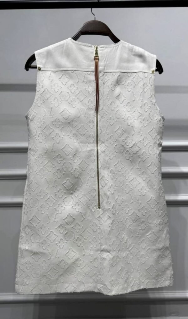 Louis Vuitton White Mini Dress - Image 2