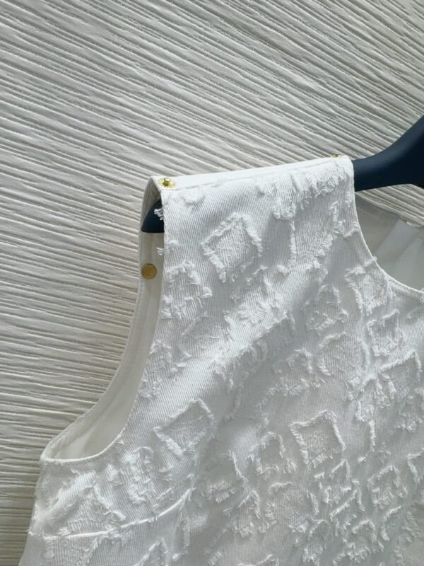 Louis Vuitton White Mini Dress - Image 2
