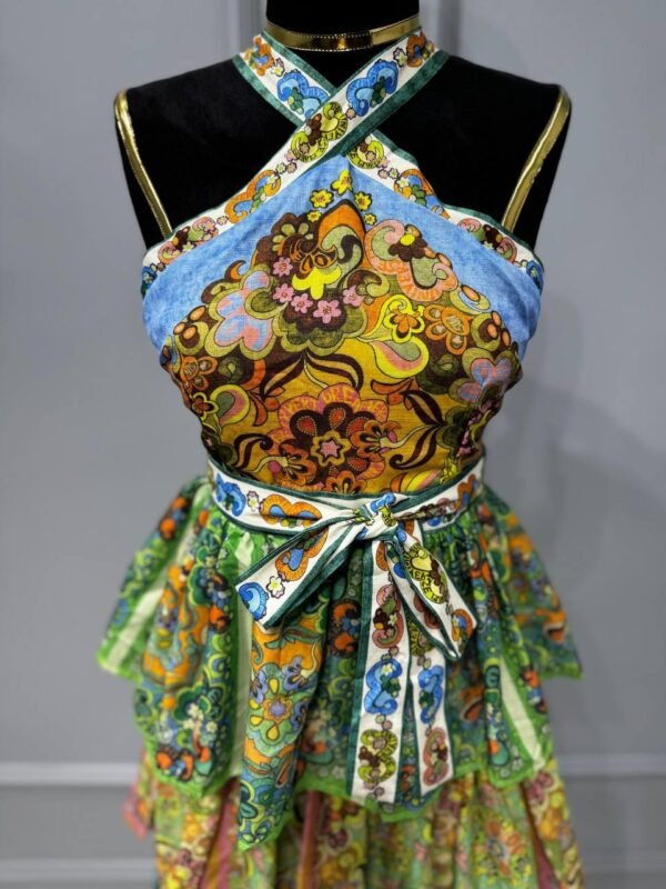 Zimmermann Baroque Patchwork Halter Maxi Dress - Image 4