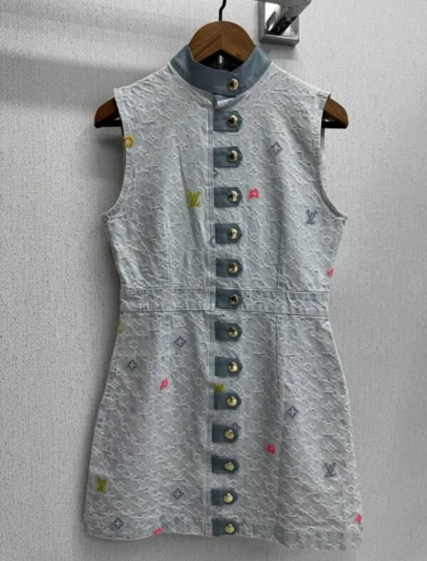 Louis Vuitton Buttoned Mini Dress - Image 2