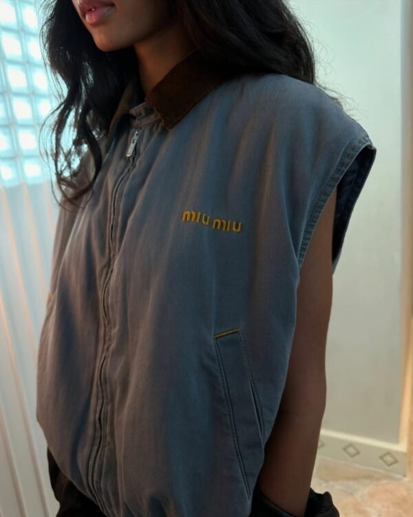 Miu Miu Denim Vest - Image 2