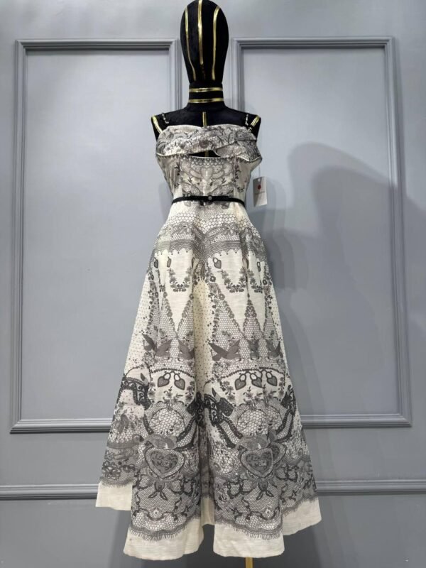 Zımmermann Monochrome Romance Dress