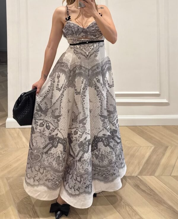 Zımmermann Monochrome Romance Dress - Image 2