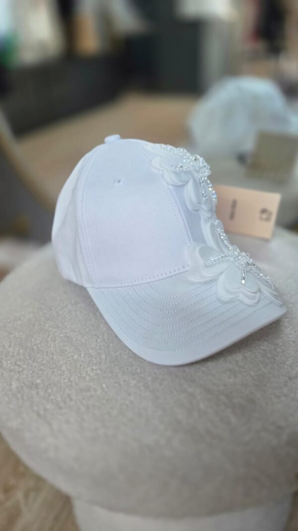 Miu Miu White Cap - Image 2