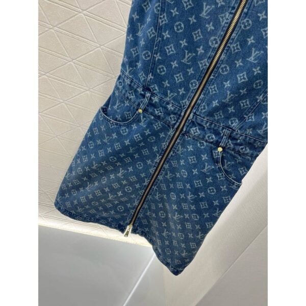 Louis Vuitton Denim Mini Dress - Image 4