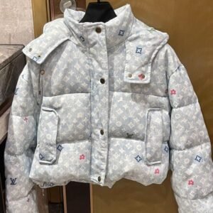 Louis Vuitton Blue Puffer Jacket