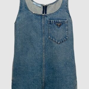 Prada Short Denim Overalls