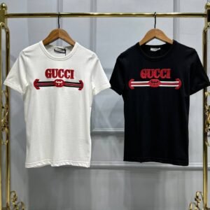 Gucci Embroidered Cotton Jersey T-Shirt