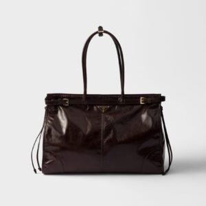 Prada Bonnie Large Leather Handbag
