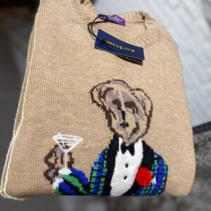 Ralph Lauren Polo Bear Intarsia Knit Sweater