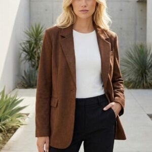 Suede Blazer
