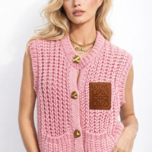 Loewe Knitted Pink Vest