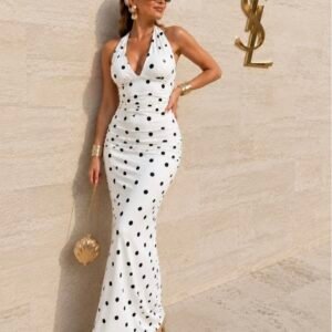 Polka Dot Long Dress