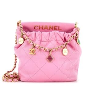 Chanel Resin Charms Chain Bucket Bag