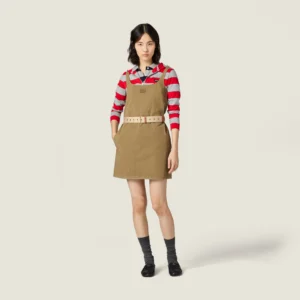 Miu Miu Old Gabardine Mini Dress