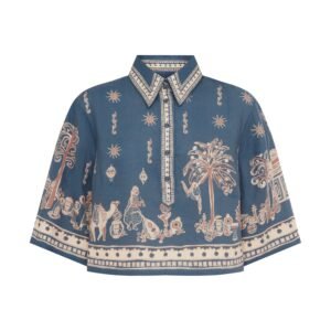 Alemais Acacia Cropped Shirt